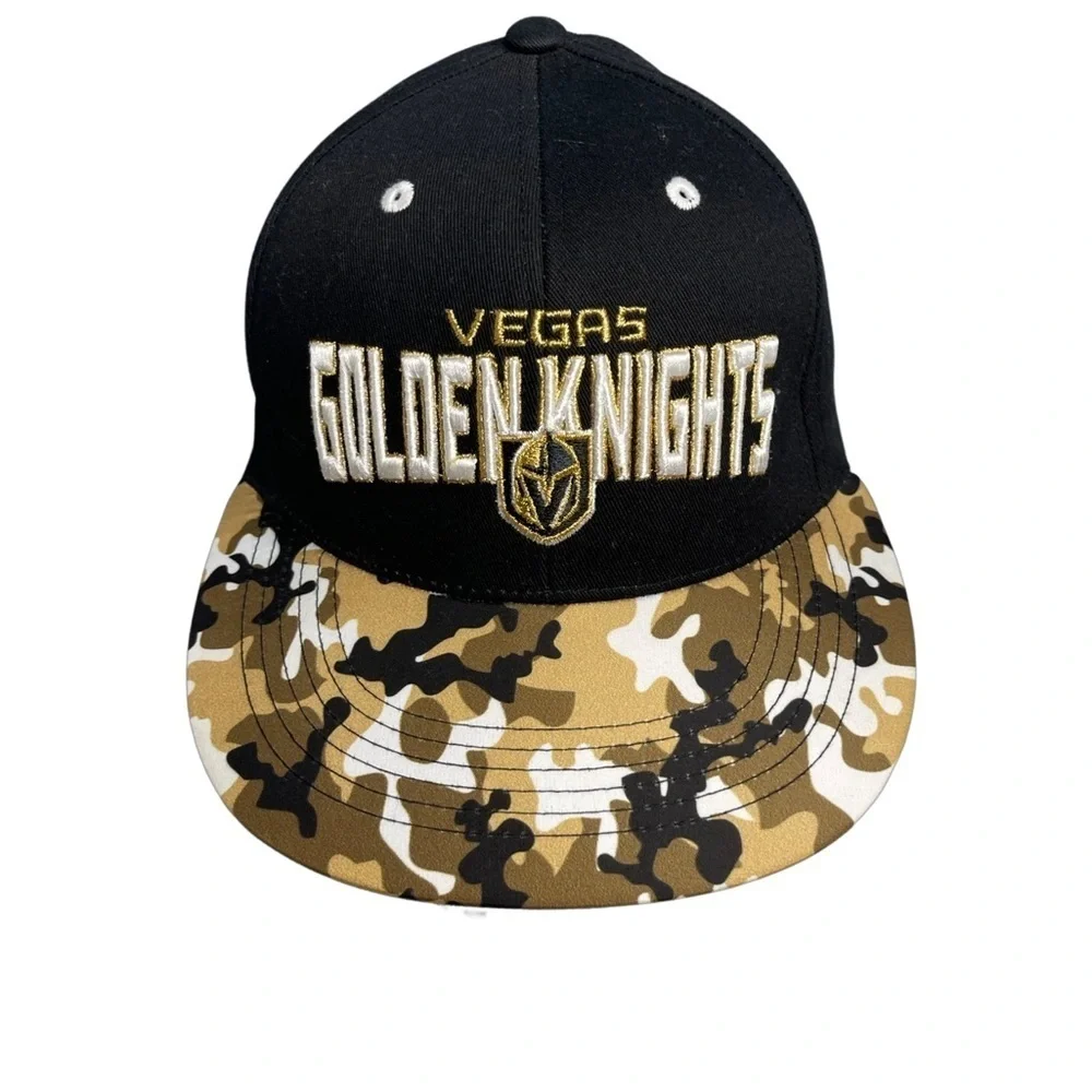 NHL Vegas Golden Knights raised embroidered  Camo SnapBack adult baseball cap